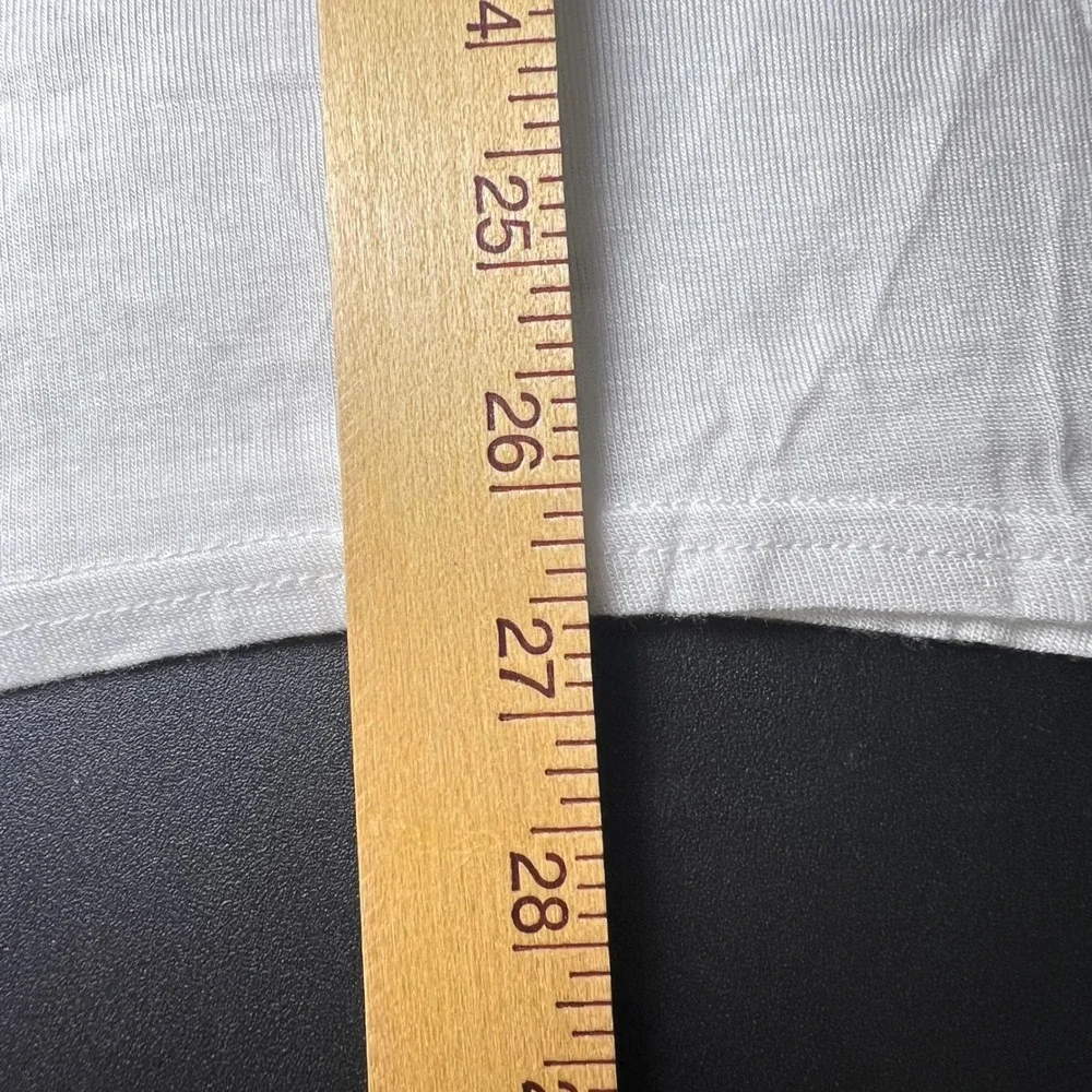 Cotton On White Long Sleeve Top‎ Mens Size S Essi 2 L/S Viscose Blend Casual - Picture 11 of 12